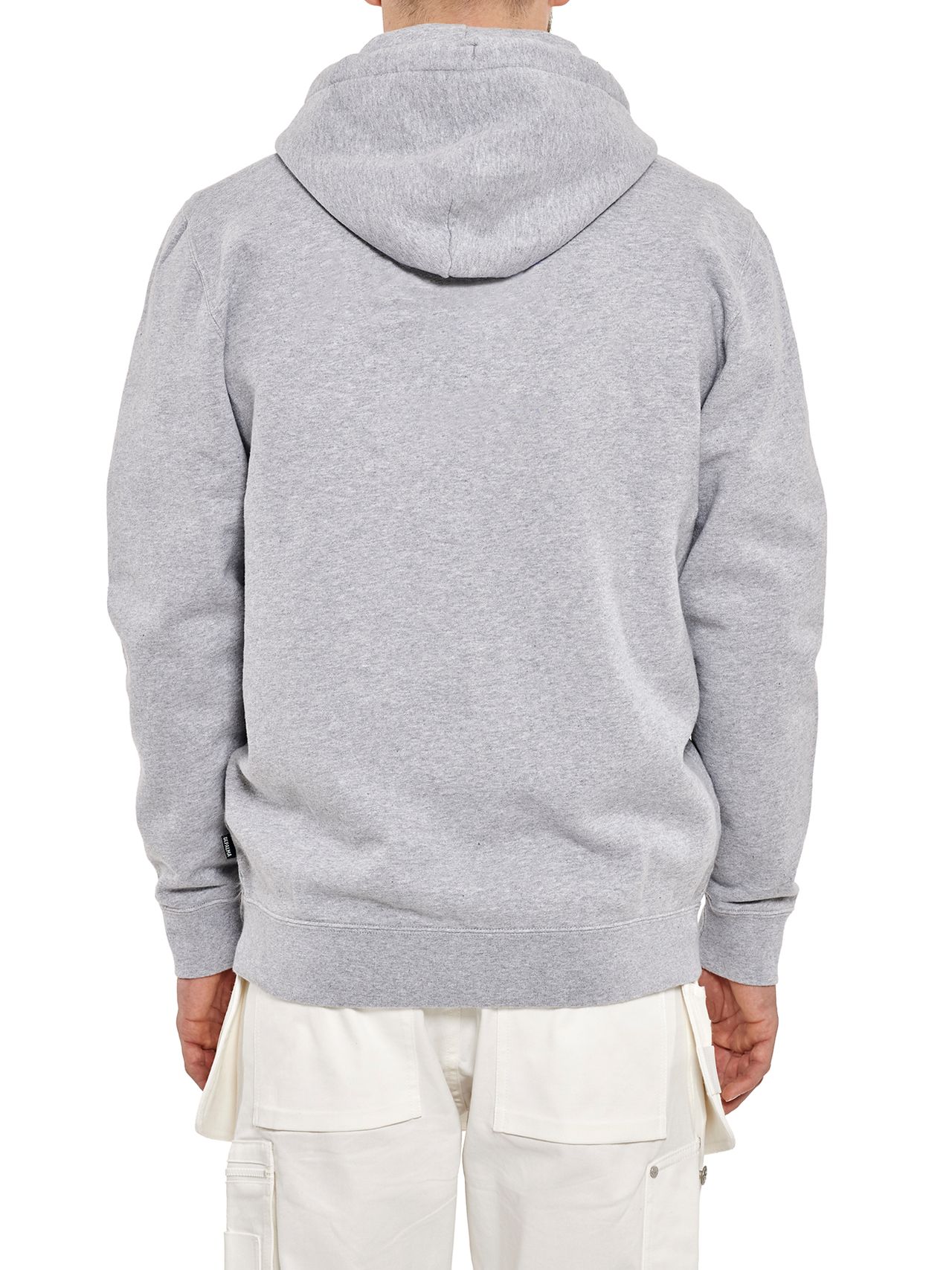 Photo of Alcro Zip Hooded Sweatshirt Zip Hooded Sweatshirt, Grey Melange