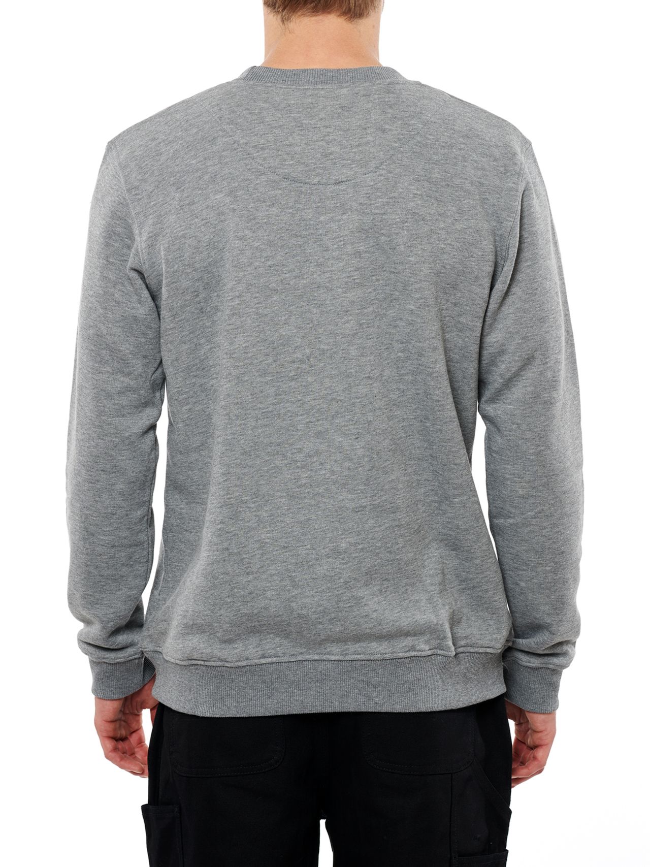 Photo of Happy Crewneck Sweatshirt, Grey Melange