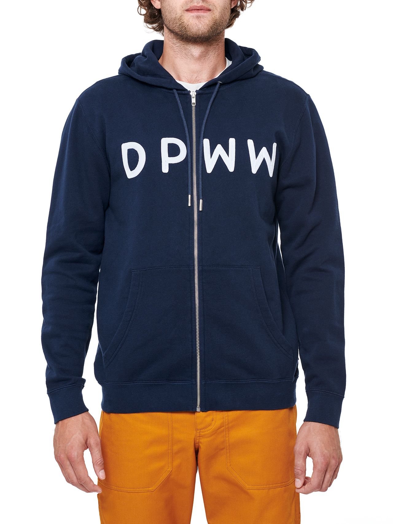 Photo of DPWW Zip Hooded Sweatshirt, Navy