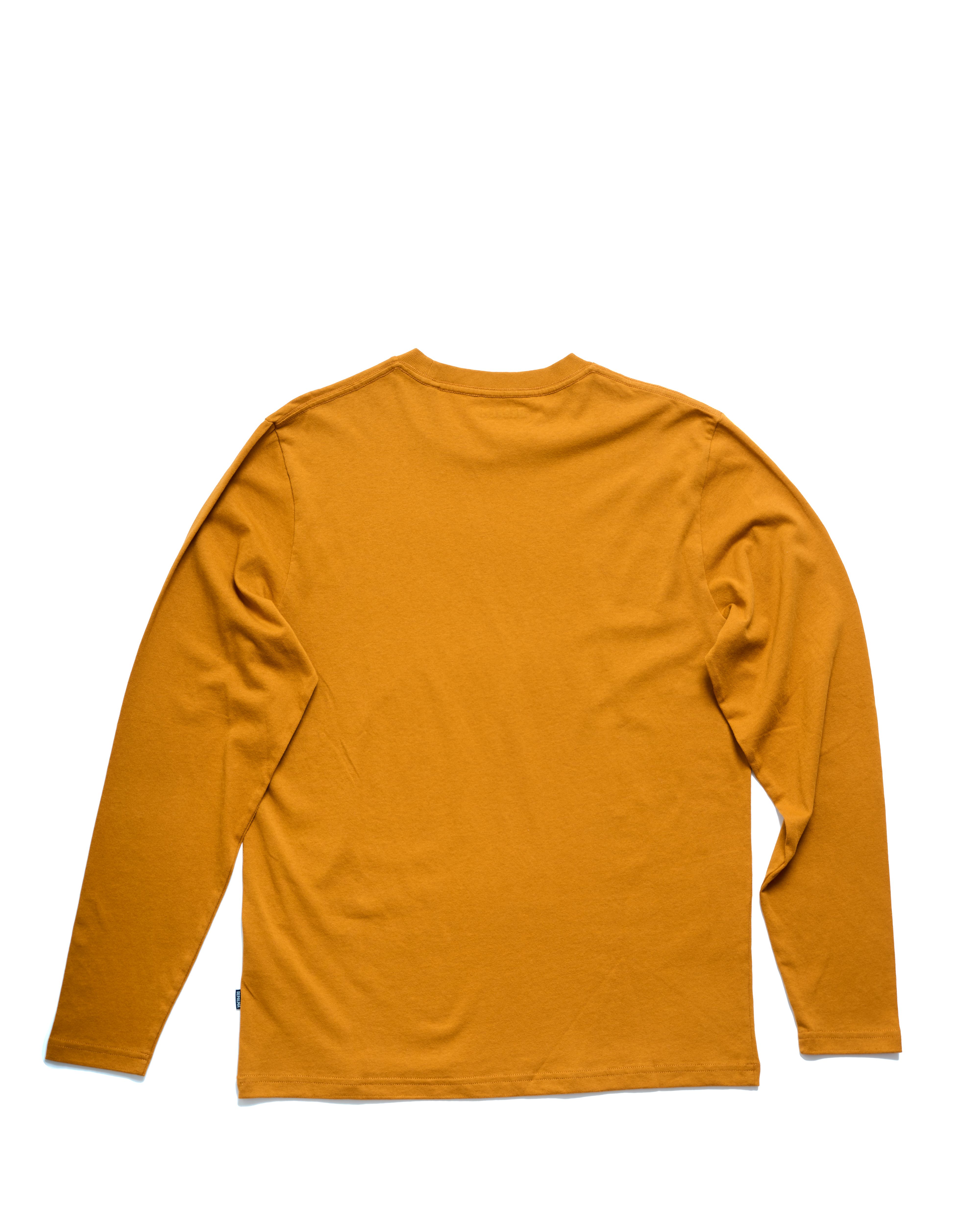 Photo of Sawyer L/S T-shirt, Midweight OE Jersey, Tobacco