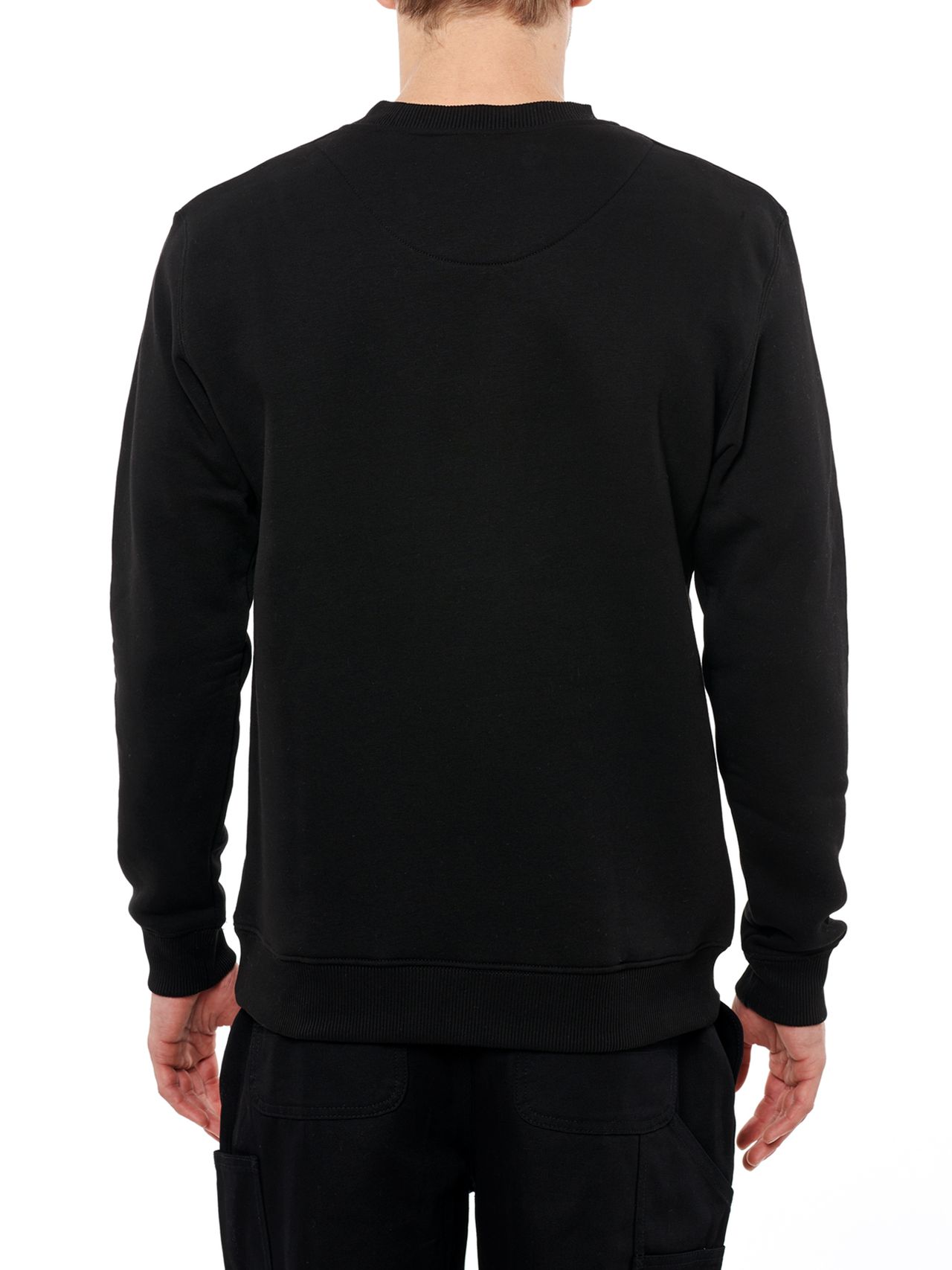 Photo of Happy Crewneck Sweatshirt, Black