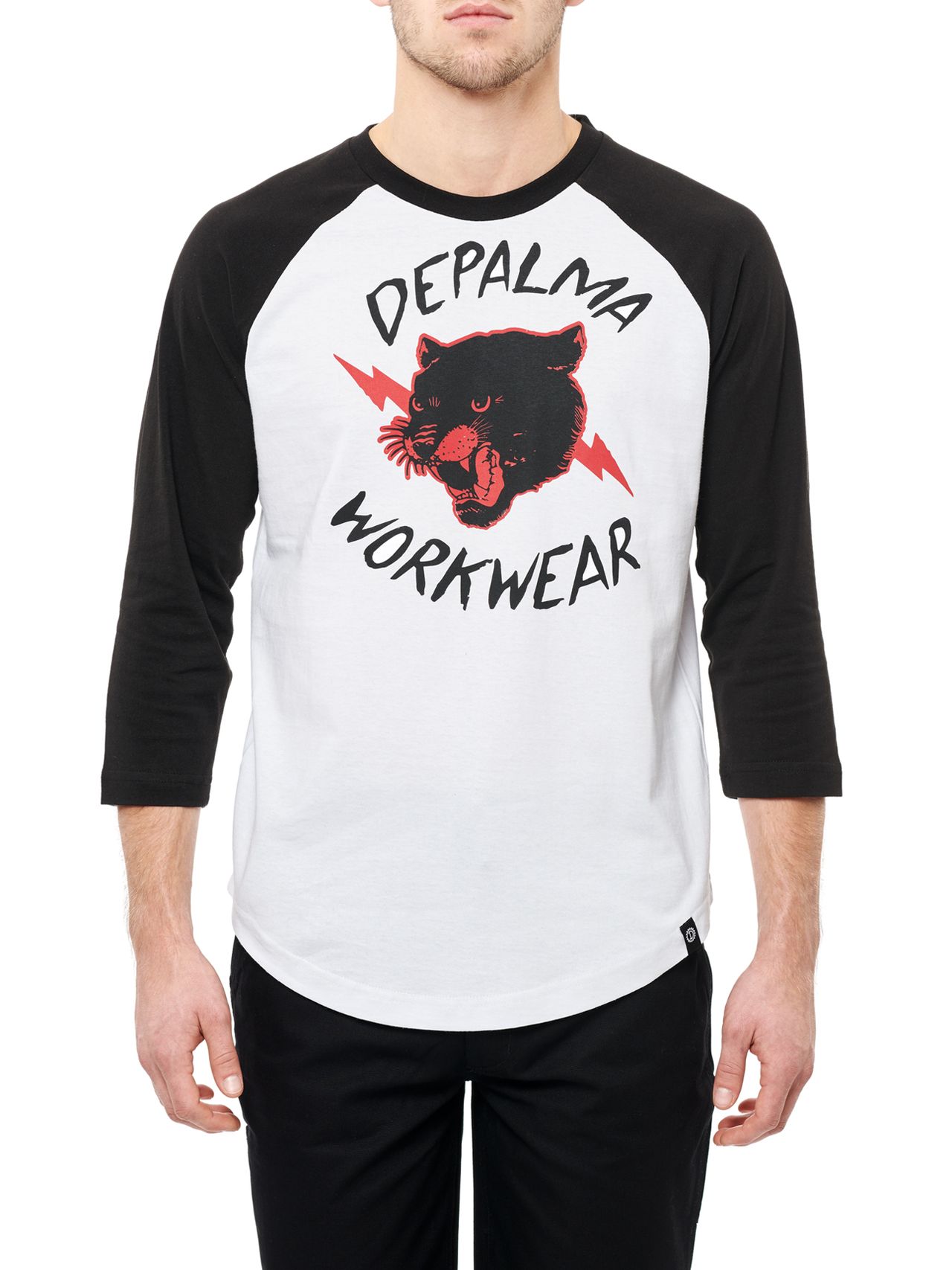 Photo of Wildcat 3/4 Raglan T-shirt, White
