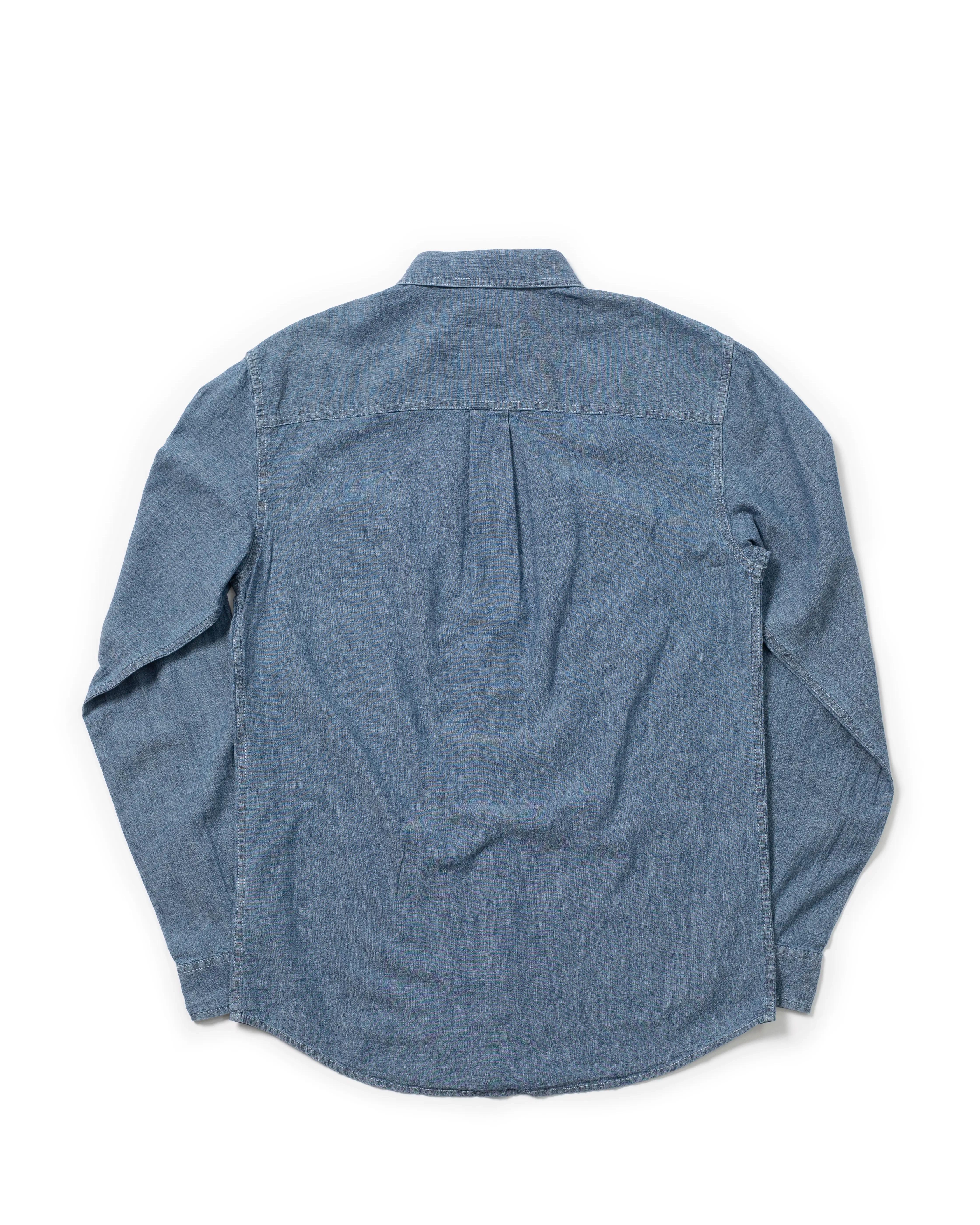 Uppity L/S Shirt - Dark Blue Chambray | DePalma Workwear