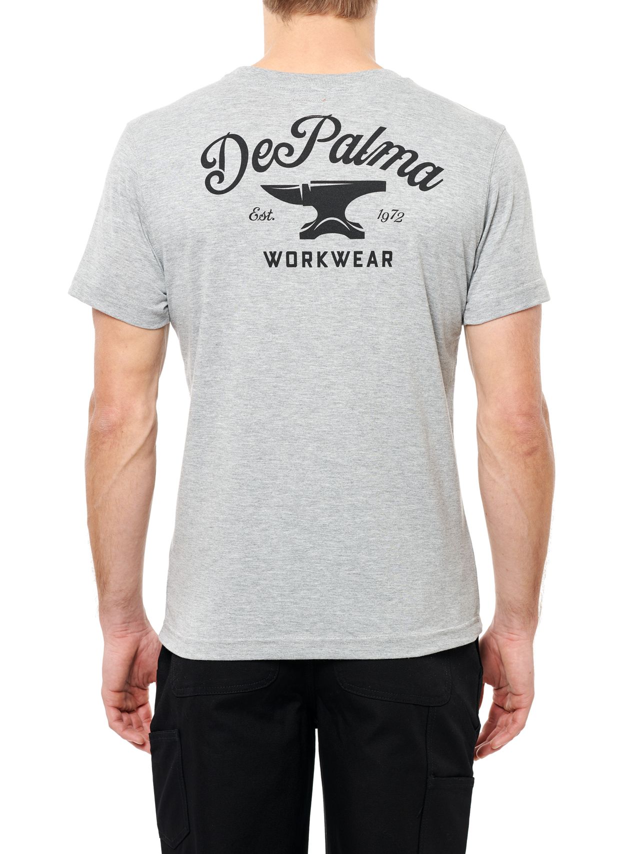 Photo of Anvil S/S T-shirt, Grey Melange