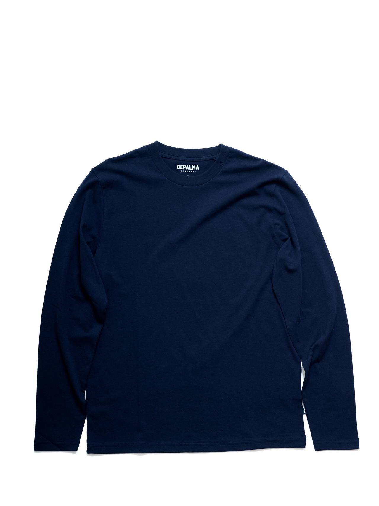 Photo of Sawyer L/S T-shirt, Midweight OE Jersey, Navy
