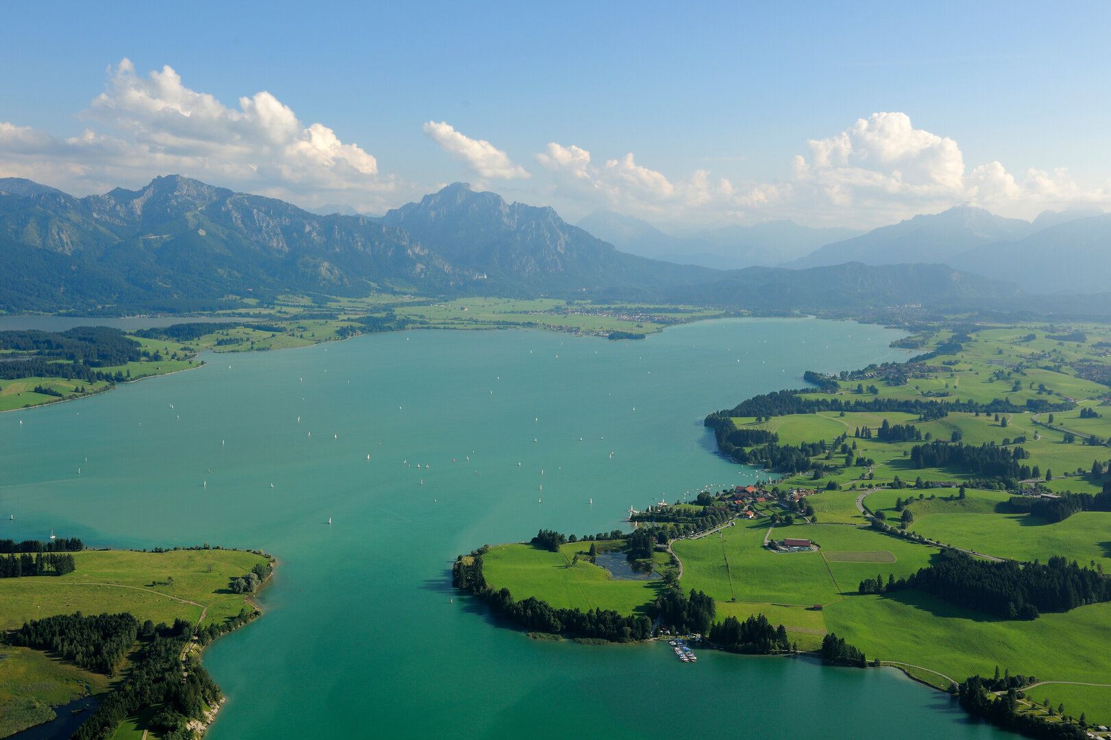 Forggensee – Radtour um den See
