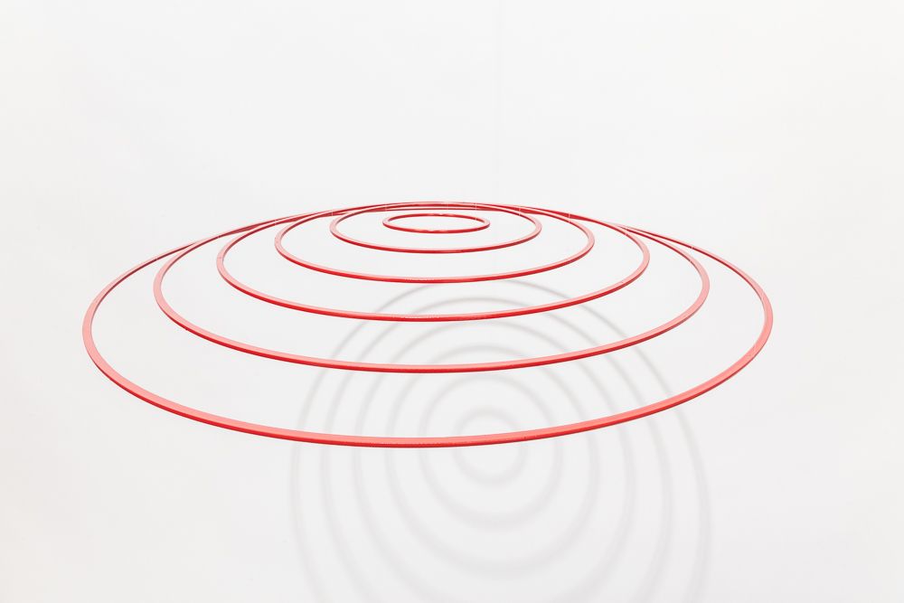 Circuconcéntricos Alu Red 60 by Elías Crespin