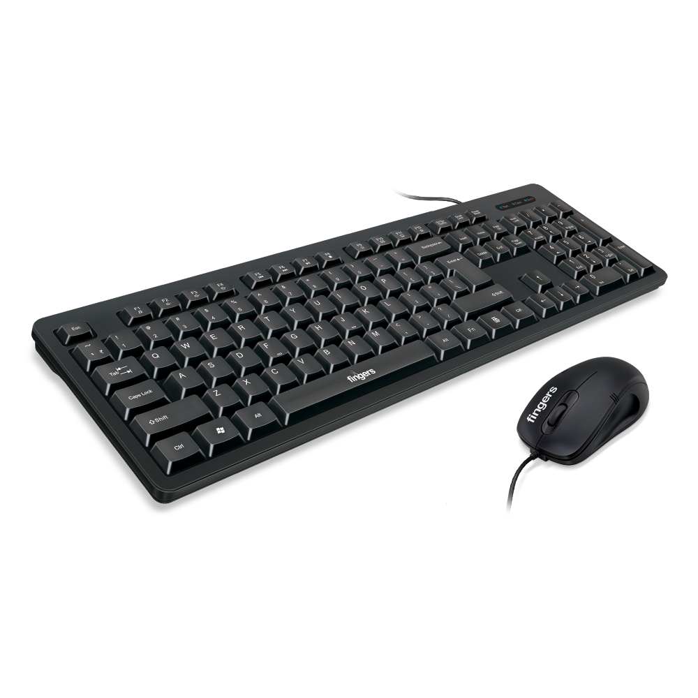 fingers Marvel Wired Deskset Keyboard & Mouse Combo 