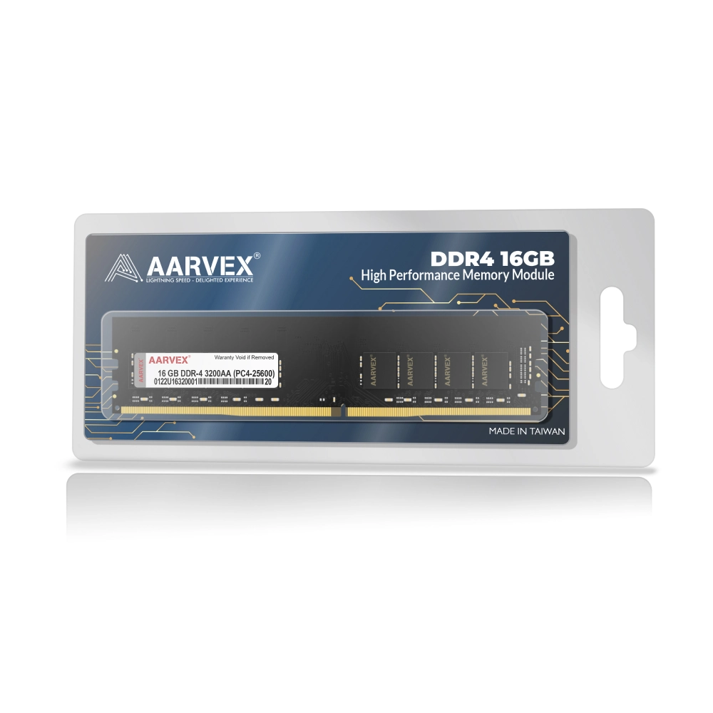 Aarvex Desktop Ram 16GB DDR4  3200Mhz