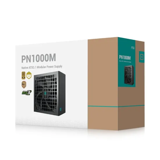 Deepcool Desktop Power Supply 1000w 80 Plus Gold PN1000M