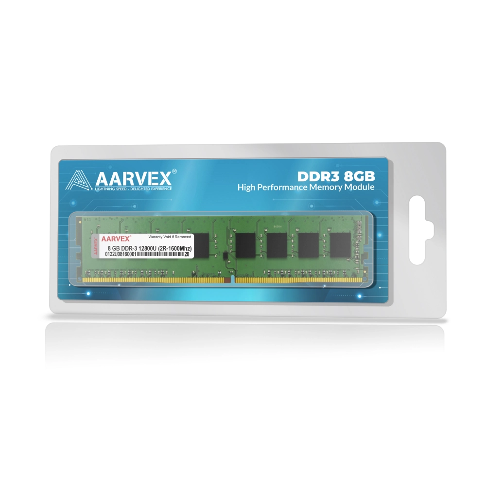 Aarvex Desktop Ram 8GB DDR3 1600Mhz