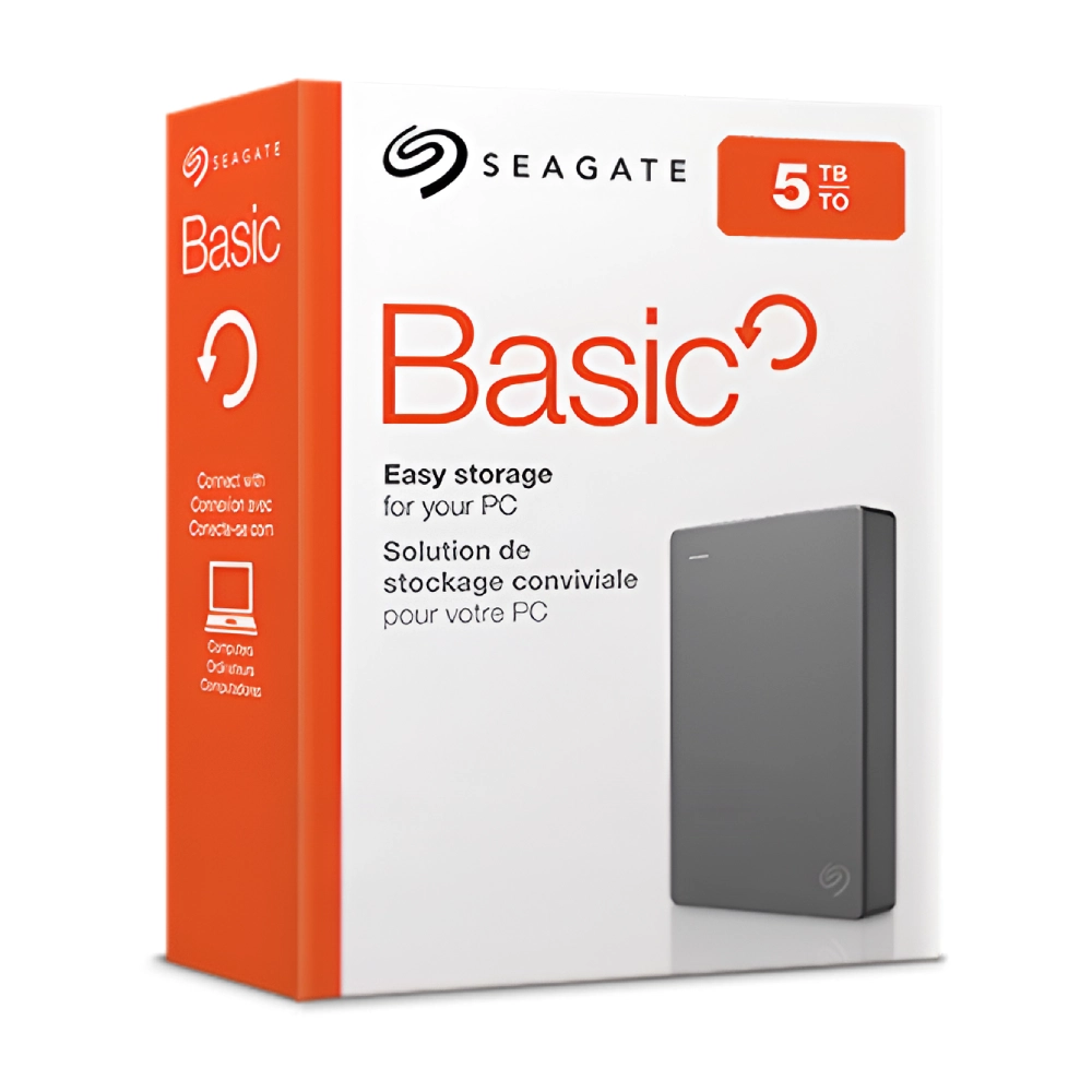 Seagate External USB Hard Disk Basic 5TB