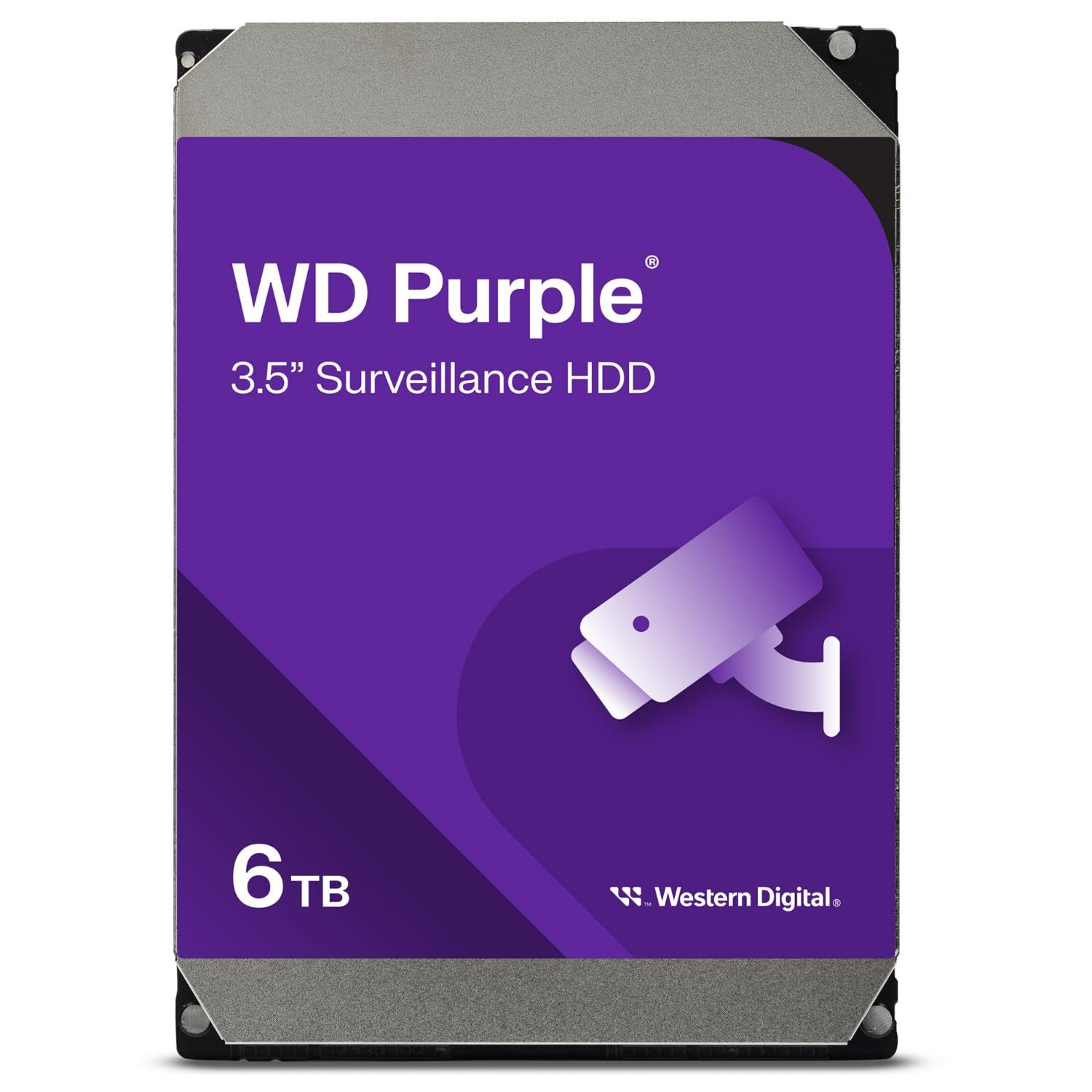 WD 6TB PURPLE SATA 3.5 Inch Surveillance CCTV Hard Disk