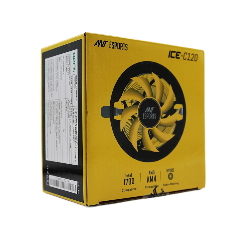 Ant Esports CPU Cooler Air ICE-C120 Low Profile