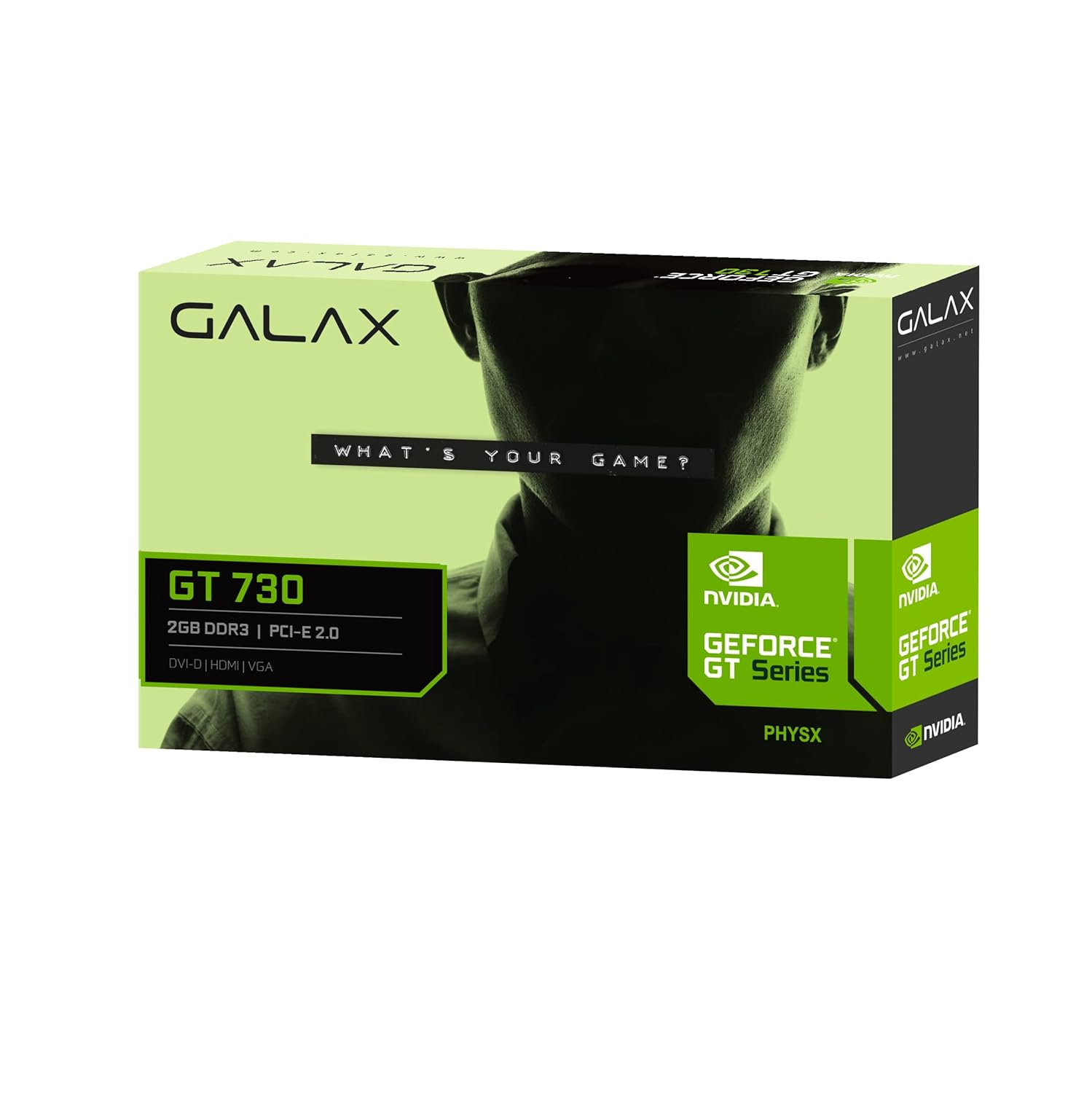 GALAX Graphic Card GT 730 LP 4GB DDR3 PHYSX