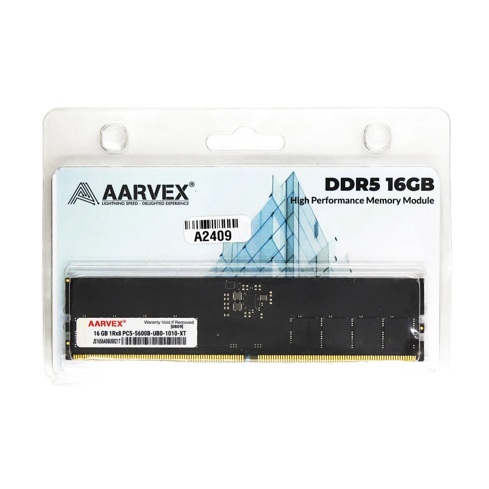 Aarvex Desktop Ram 16GB DDR5 5600Mhz