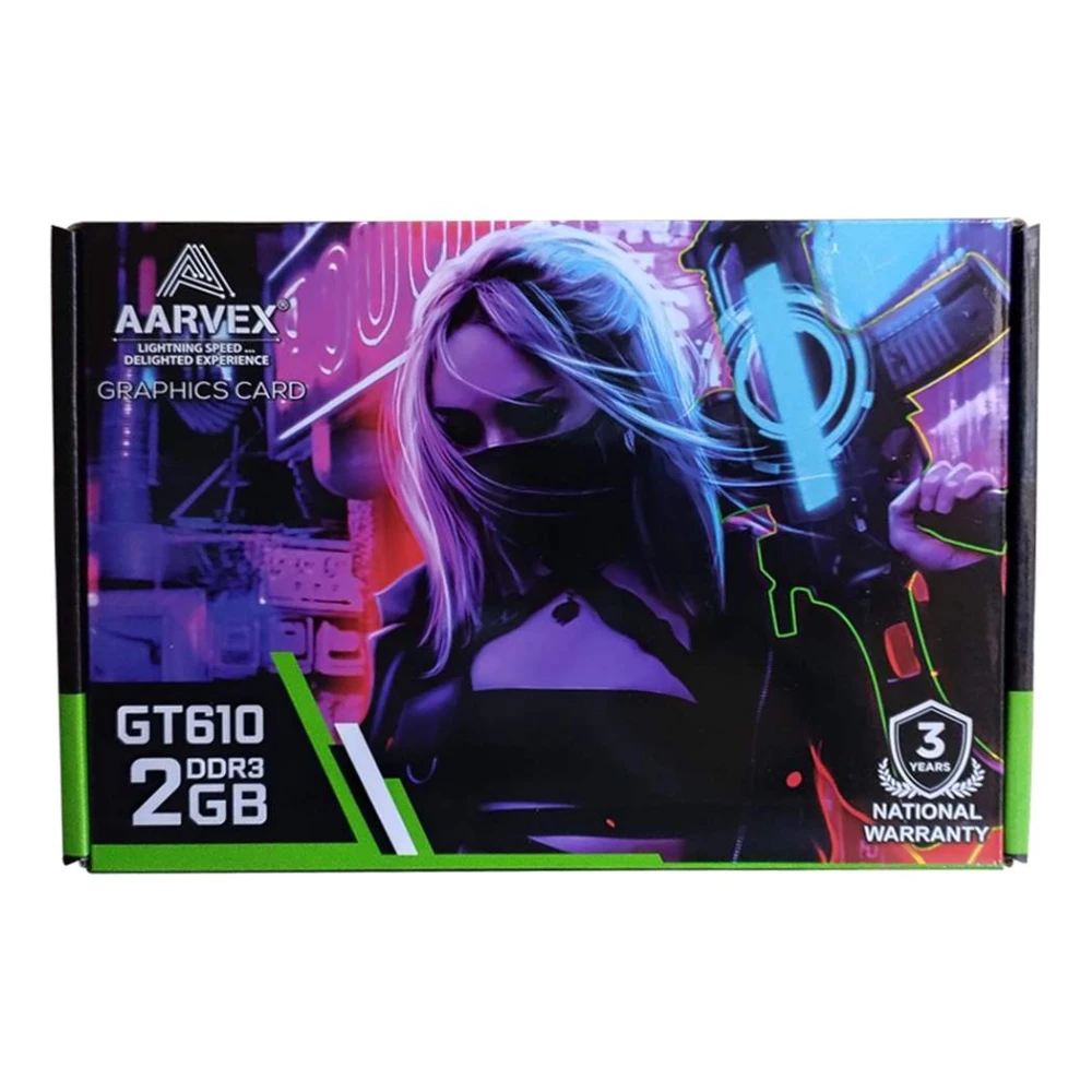 Aarvex Graphic Card GT 610 2GB DDR3