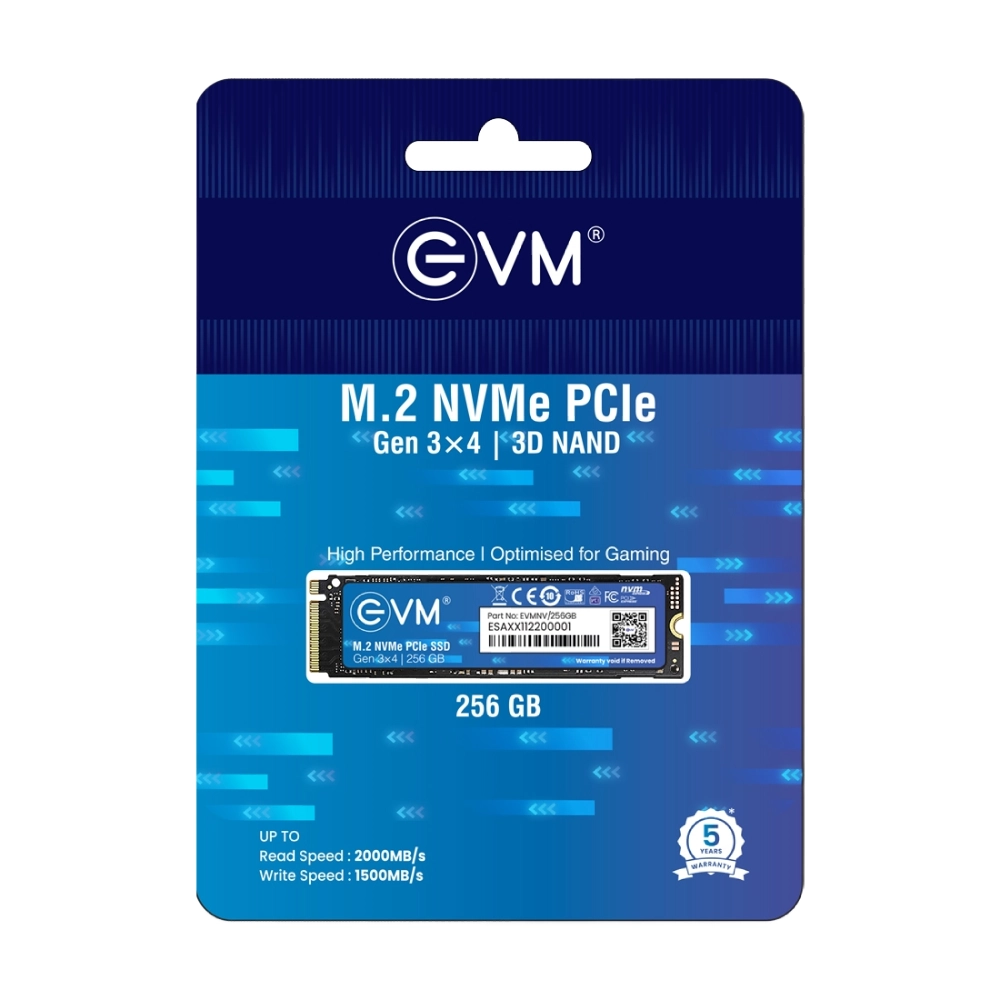 EVM Internal SSD 256GB NVMe