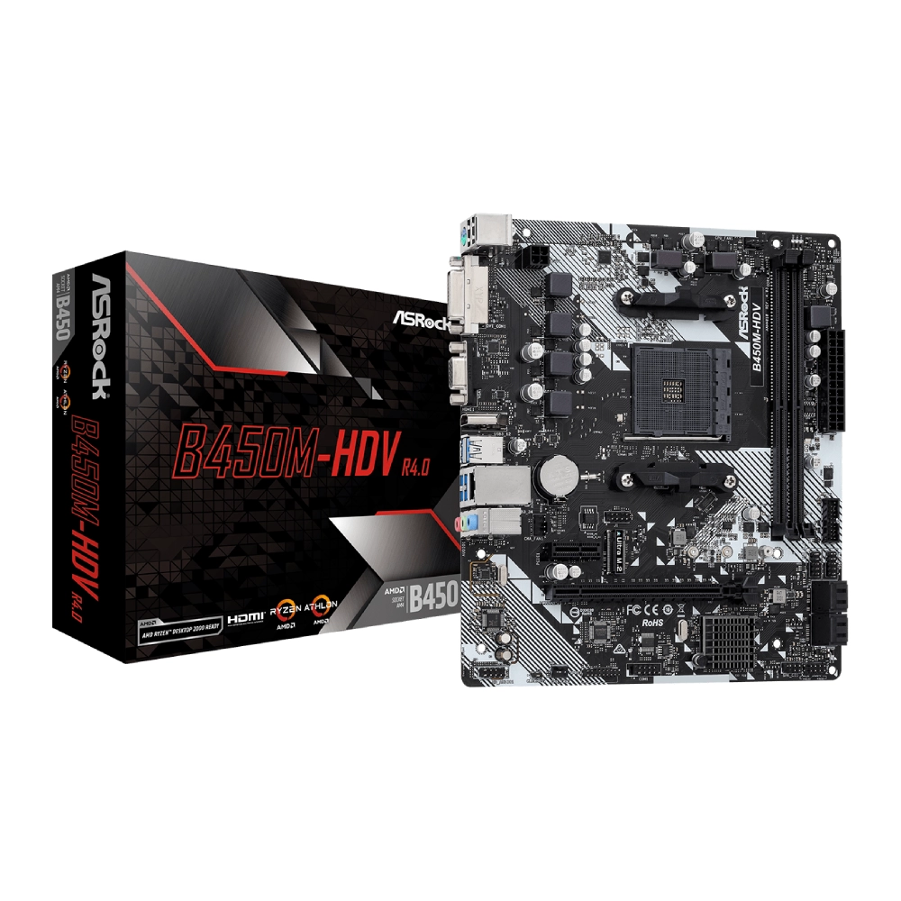 ASRock B450M-HDV Motherboard 