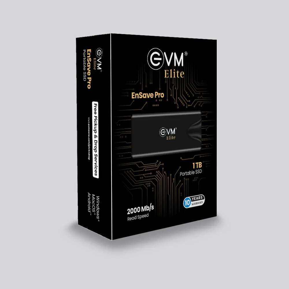 EVM External SSD Elite 1 TB EnSave Pro Type-C