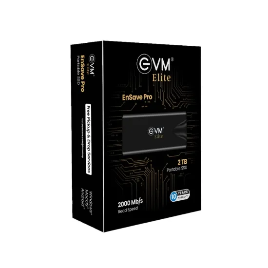 EVM External SSD Elite 2 TB EnSave Pro Type-C