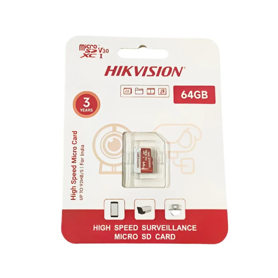 HIKVISION Memory Card V30 64GB
