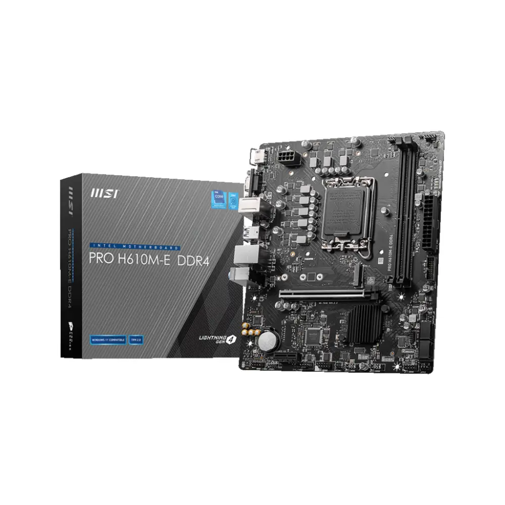 MSI PRO H610M-E DDR4 Motherboard