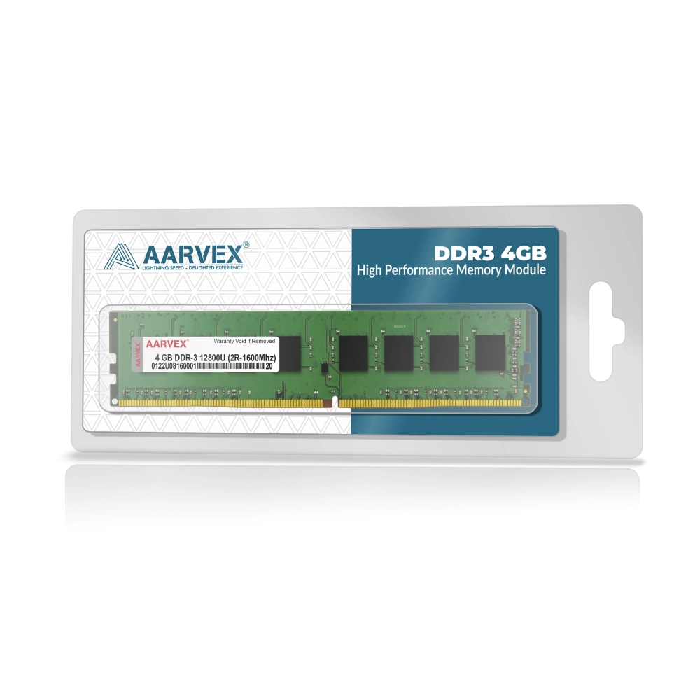 Aarvex Desktop Ram 4GB DDR3 1600Mhz