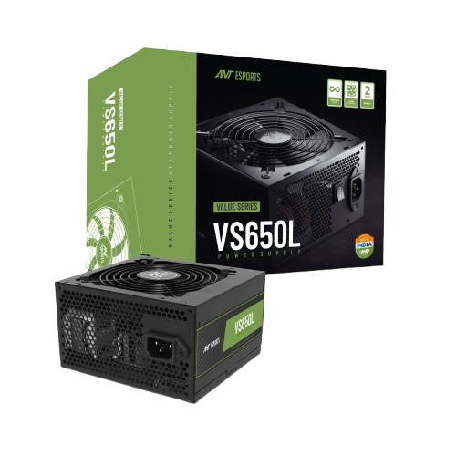 ANT ESPORTS VS650L Power Supply (Black)