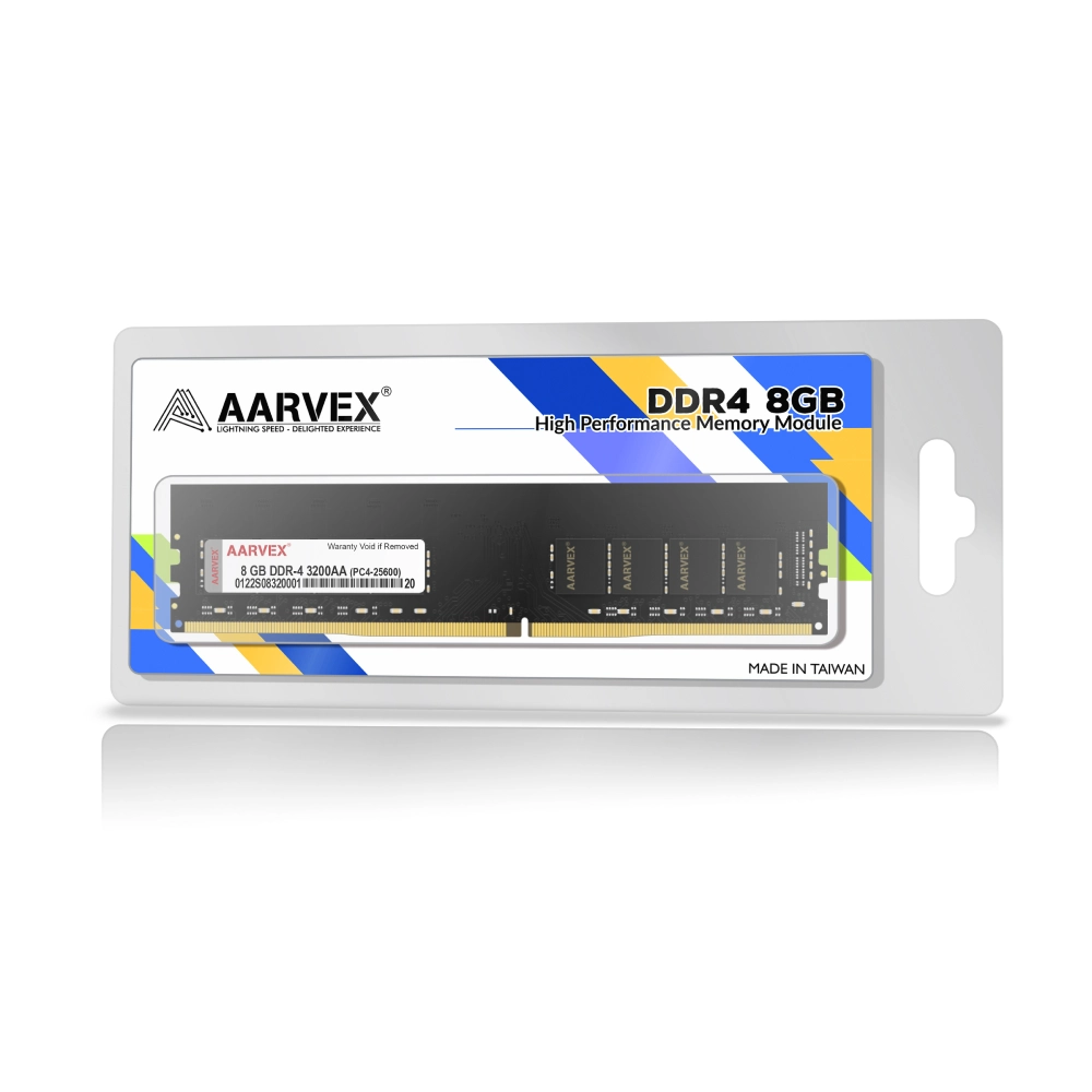 Aarvex Desktop Ram 8GB DDR4 3200Mhz