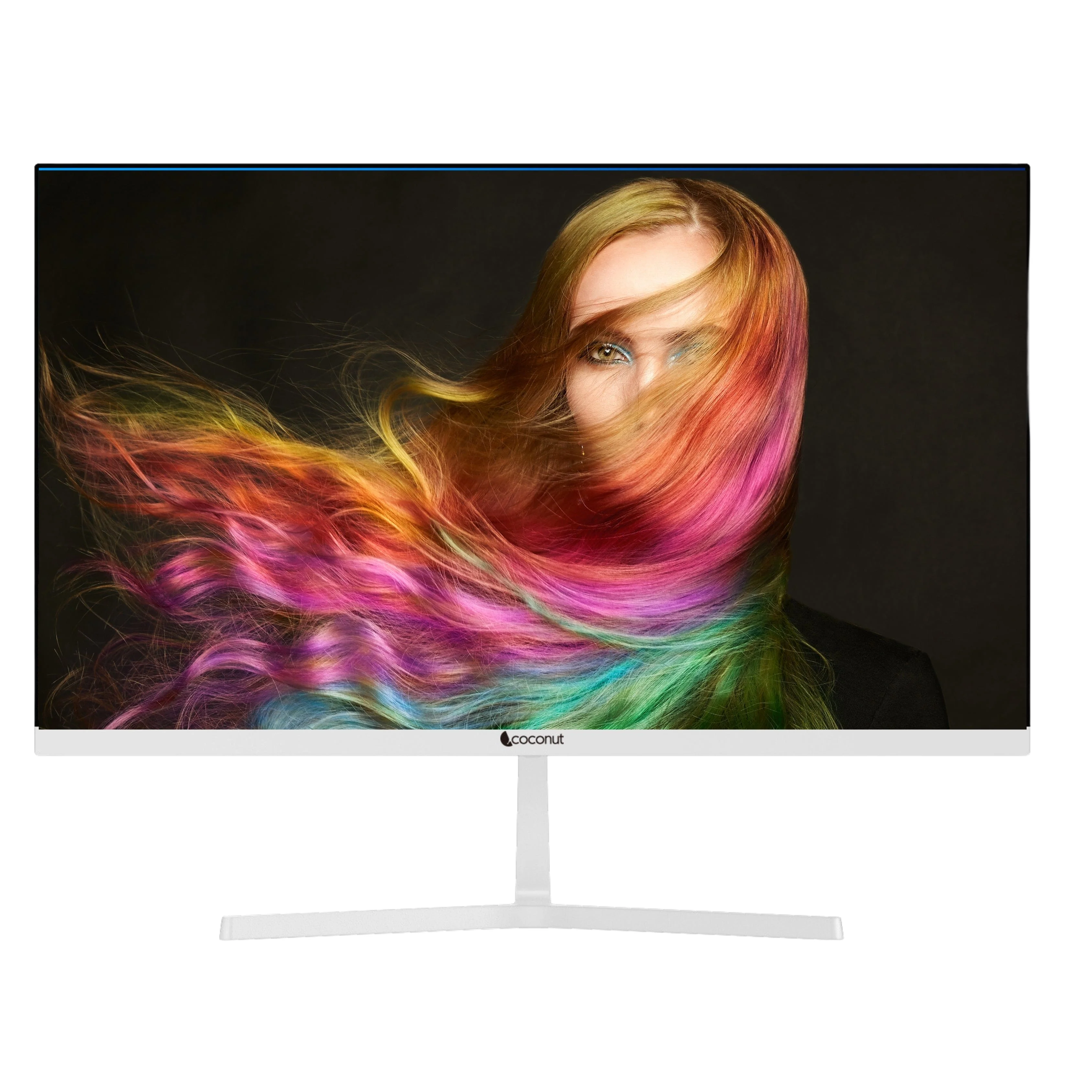 Coconut 22HD 22 Inch Frameless LED Monitor (White)