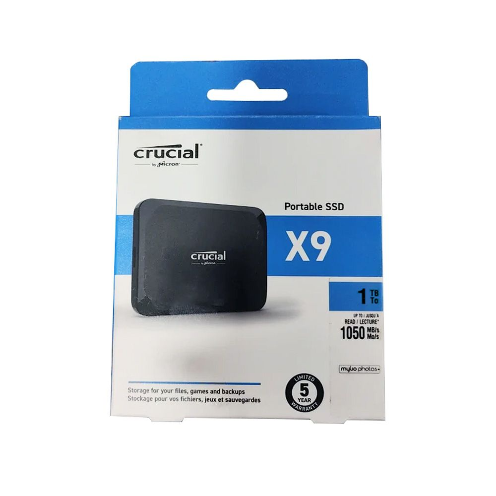 Crucial External SSD 1TB X9 (With USB 3.2)