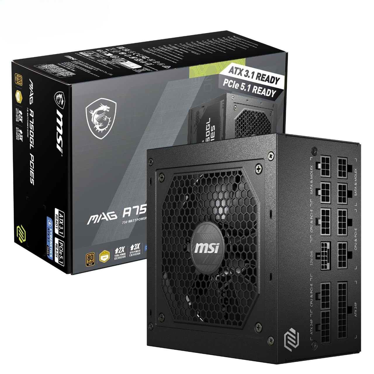 MSI A750GL Gaming Power Supply 