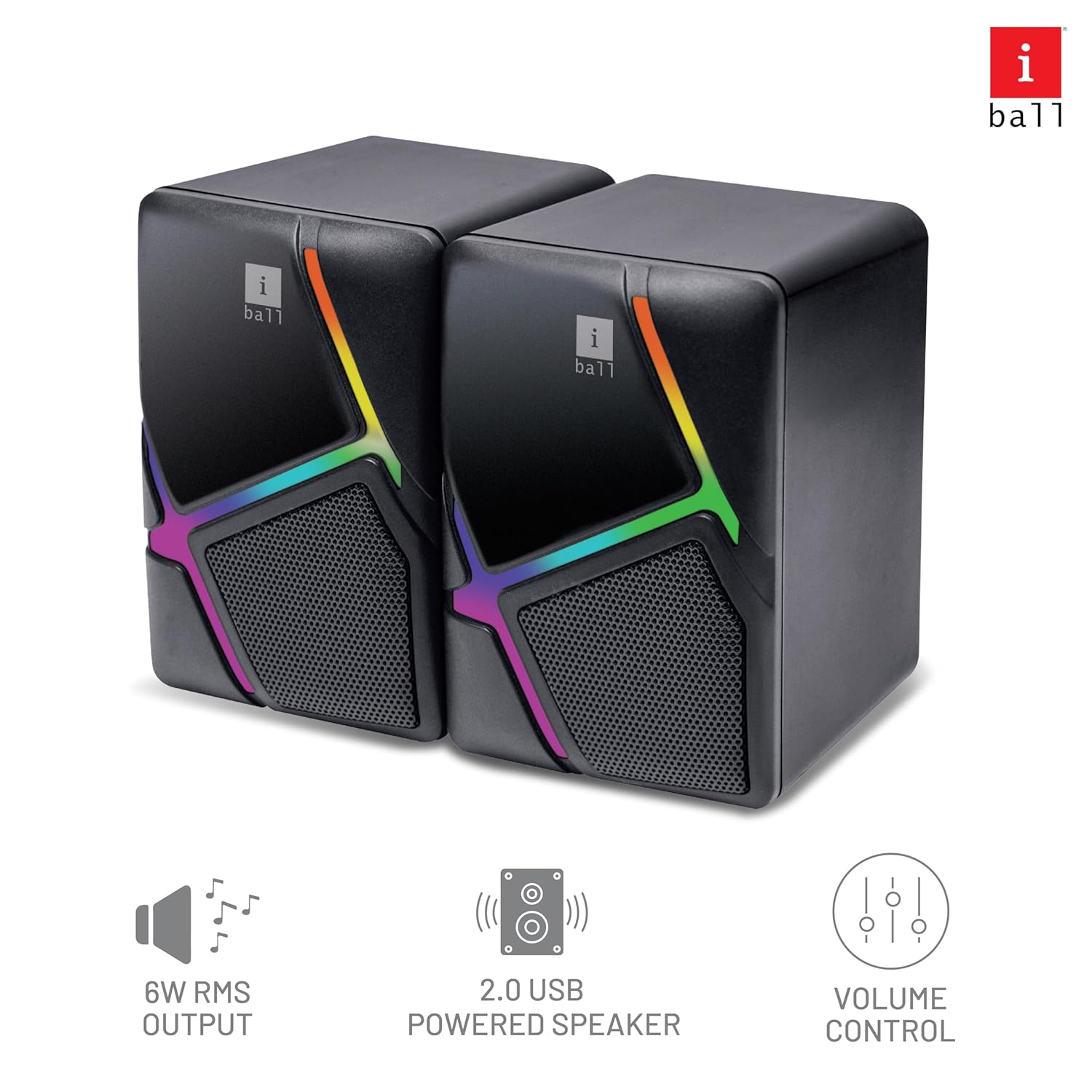 iball gEneraTioNi DISCO 9 RGB 2.0 USB SPEAKER