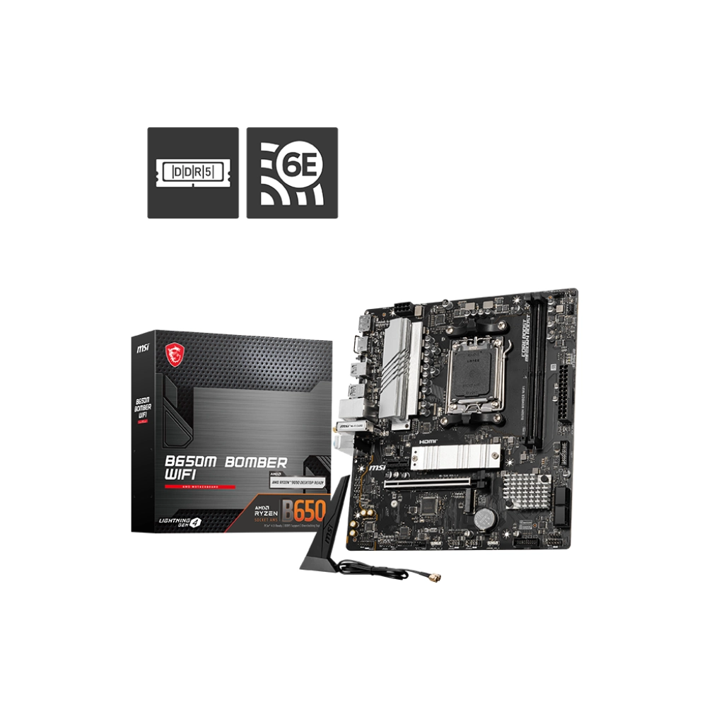 MSI B650M BOMBER WIFI DDR5 Motherboard 