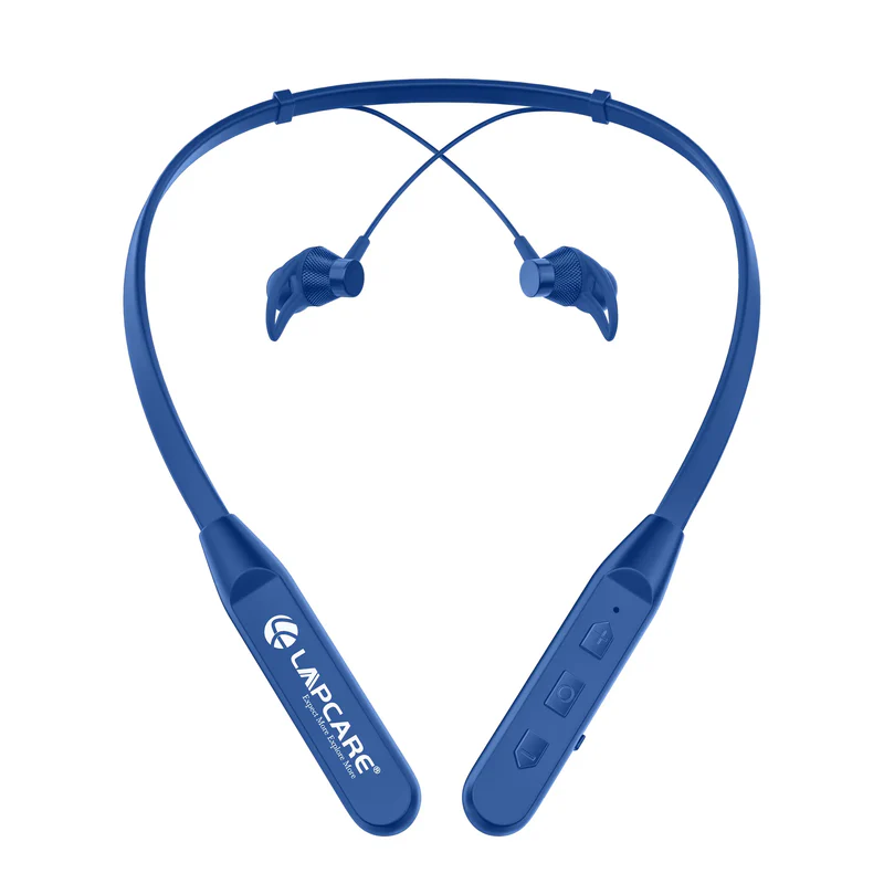 LAPCARE WOOBAND 105 Wireless Neckband-Blue