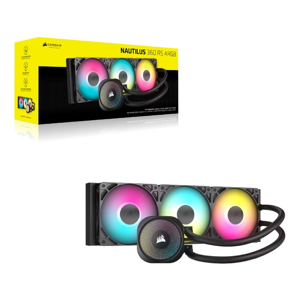 Corsair NAUTILUS 360 RS ARGB Processor Liquid Cooler