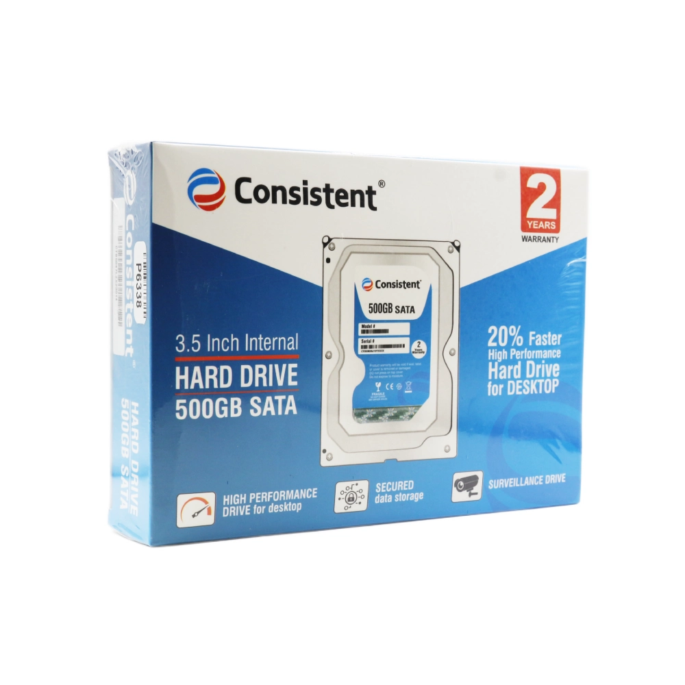 Consistent Pullout Internal Desktop Hard Disk Sata 500GB