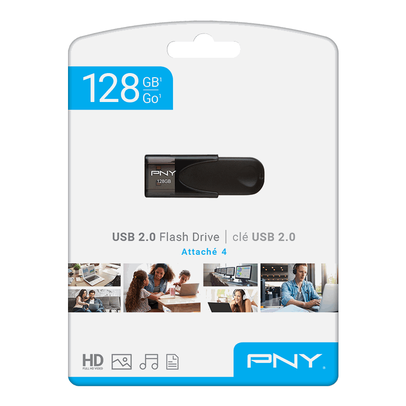 PNY Pendrive  Attach 4 128GB USB 2.0 