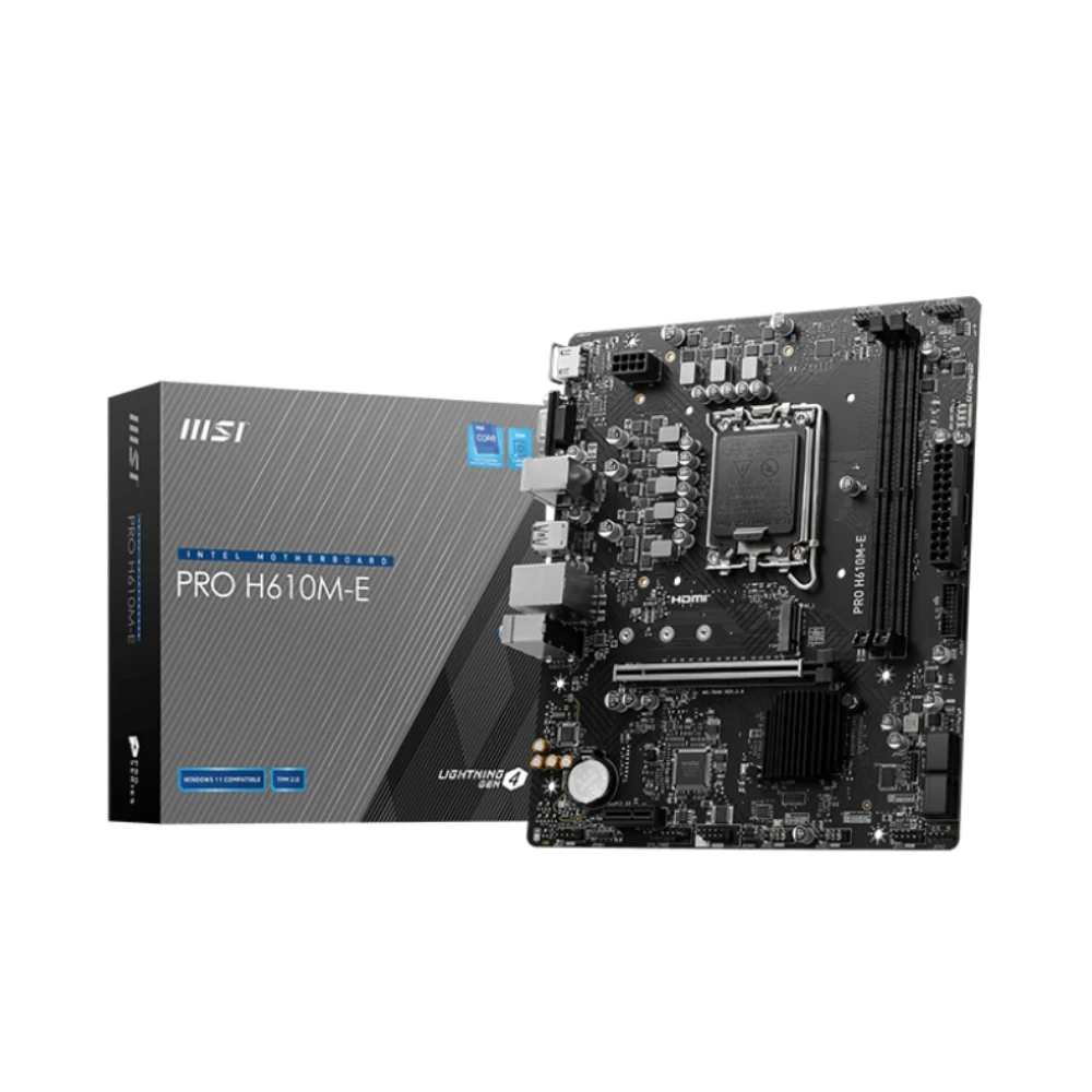 MSI  PRO H610M-E DDR5 Motherboard