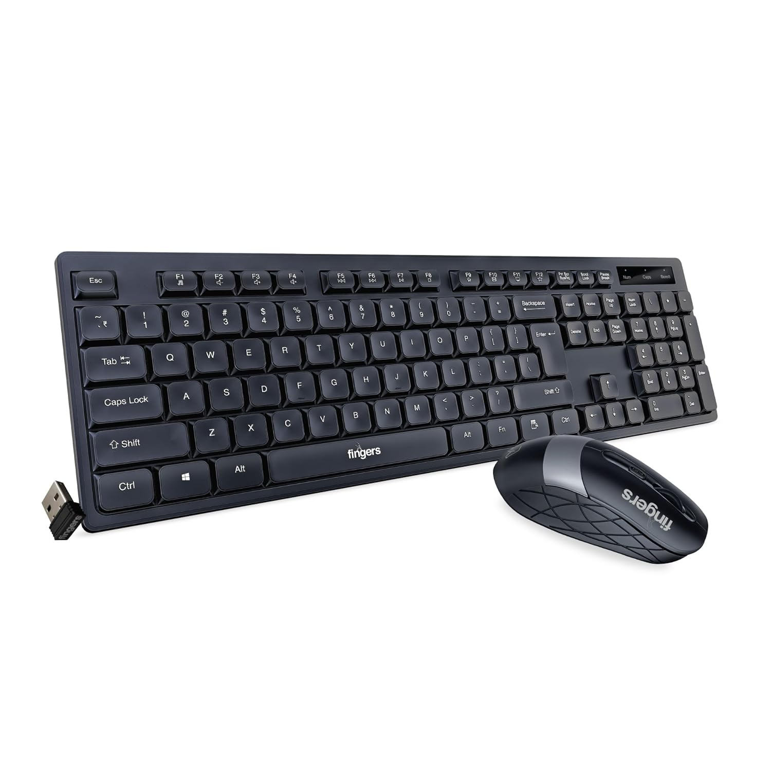 fingers AeroClicks Wireless Deskset keyboard & Mouse Combo 