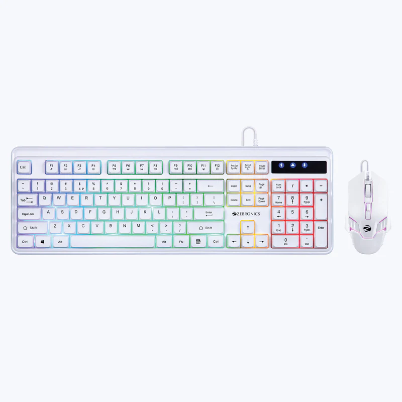 ZEBRONICS COMBAT Wired Keyboard&Mouse Combo 