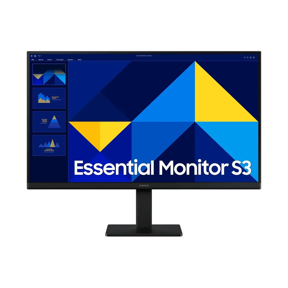 Samsung LED Monitor 27" FHD IPS 100Hz with HDMI | VGA (27D300)