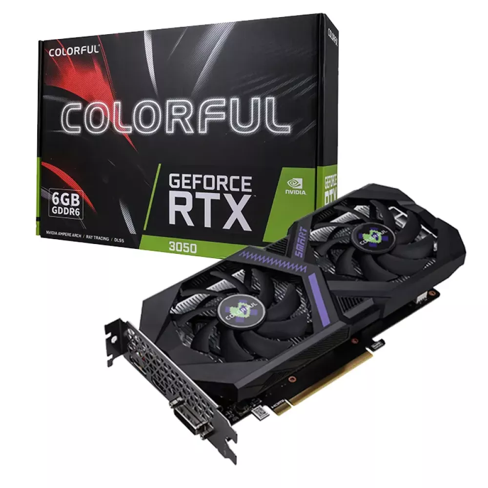 Colorful Graphic Card GeForce RTX 3050 6GB GDDR6 Dual Fan