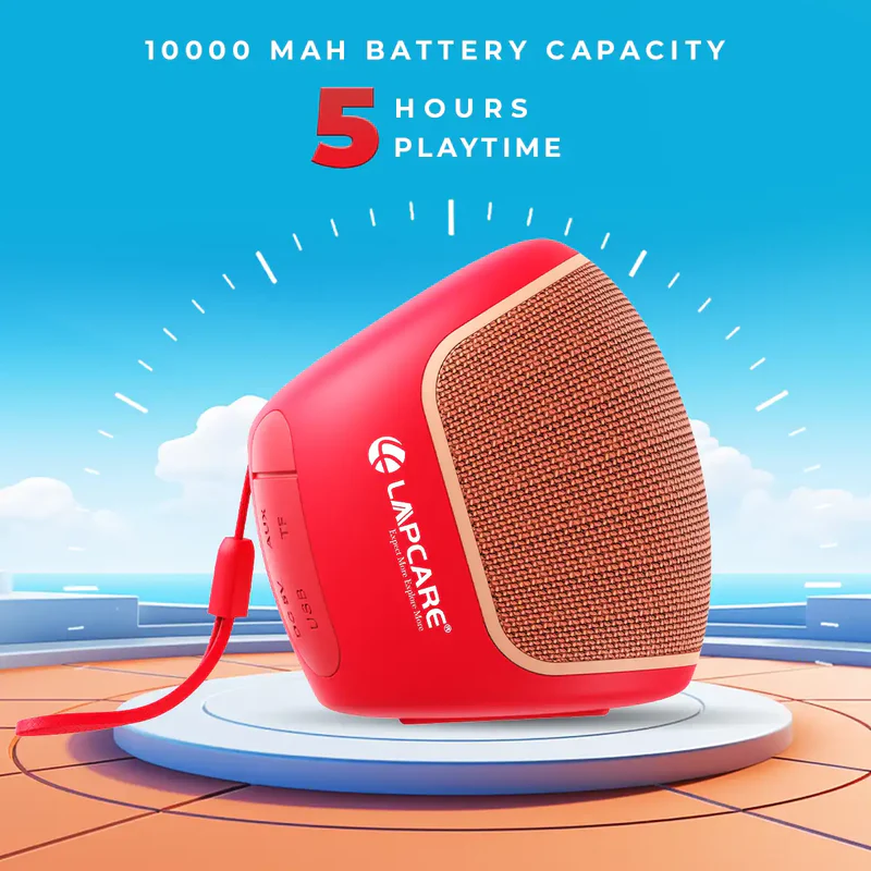 LAPCARE PULSE Bluetooth Speaker LBS-333 (RED)