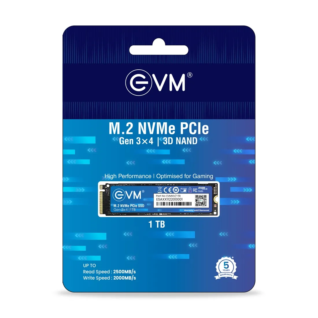 EVM Internal SSD 1TB NVMe