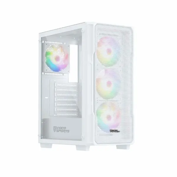 COCO SPORTS Core 100M Gaming Cabinet (White)