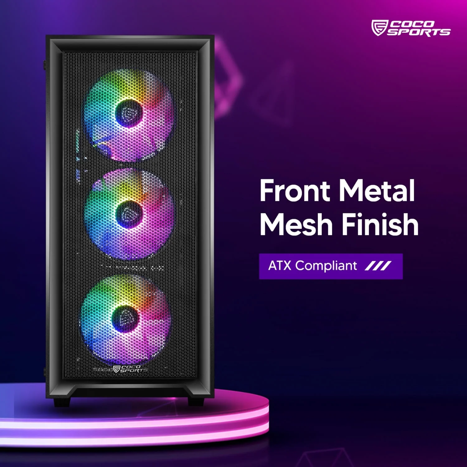 COCO SPORTS NOVA110 Gaming Cabinet (White)