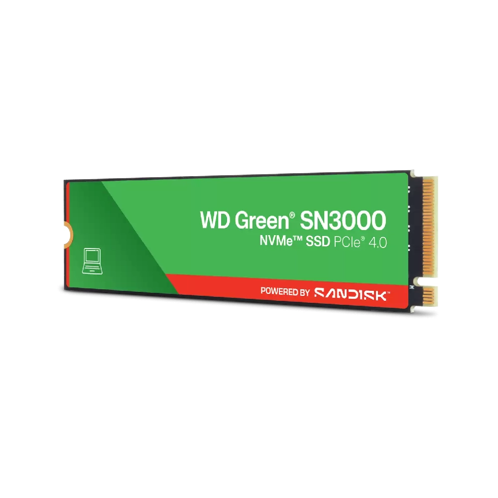 WD Internal SSD 500GB NVMe 2280 Green (SN3000)