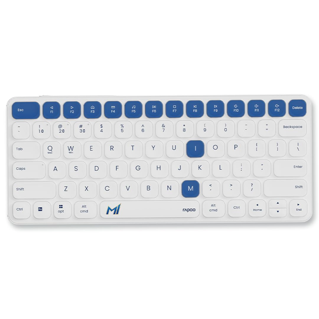 RAPOO E9050L Mi Collab Wireless+BT Keyboard White